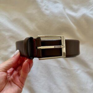 Hugo Boss Men's 100% Leather Brown Belt Size 90